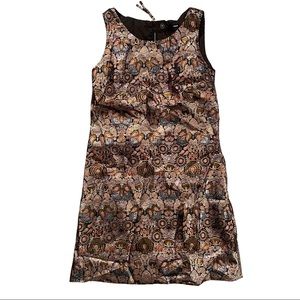 Sleeveless Metallic Dress